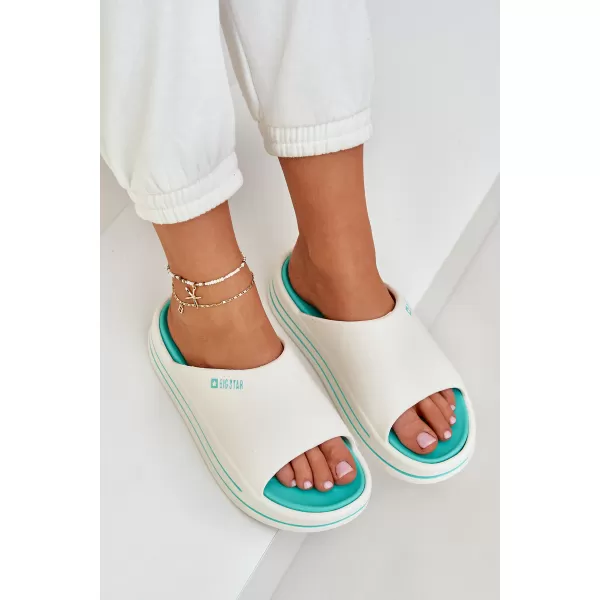  Papuci de damă BIG STAR SHOES NN274A038 ALB 