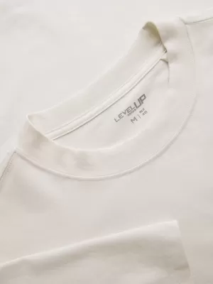 Tricou pentru bărbați OMBRE OM-TSBC-0291 NEGRU/ALB MURDAR/MĂSLINIU PAL