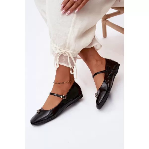  Balerini de dama BOTO 6672-1 NEGRU 