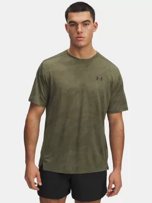Tricou pentru bărbați UNDER ARMOUR TECH VENT JCQRD SS 1390047-390 VERDE