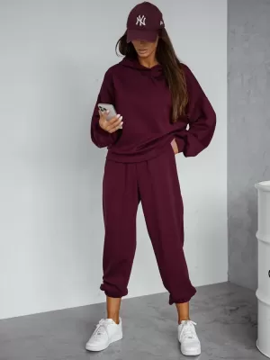 Set pentru femei DSTREET AY1211 BURGUNDIA