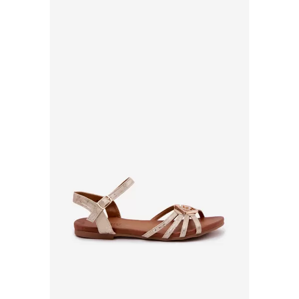  Sandale de dama S.BARSKI KV61-6056 AUR DESCHIS 