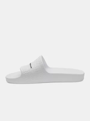 Papuci pentru bărbați UNDER ARMOUR ARMR SLIDE LITE 6007528-100 ALB