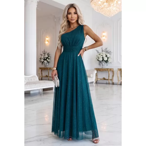  Rochie de femei NUMOCO 656-4 VERDE STICLA 