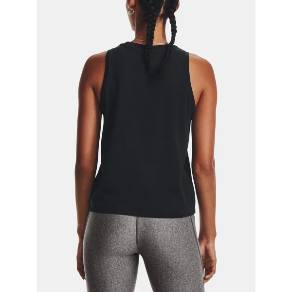  Maieu de damă UNDER ARMOUR UA ESSENTIAL CTTN STRCH TANK 1376959-001 NEGRU 