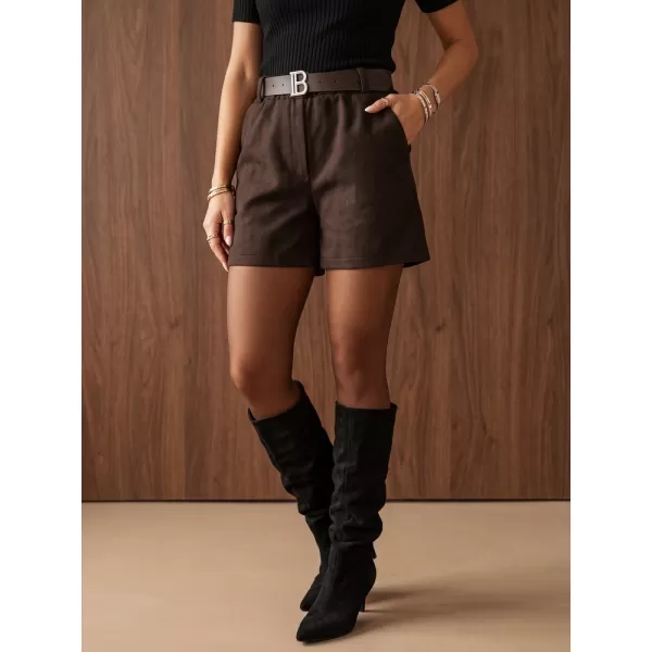  Pantaloni scurți de damă DSTREET SY0613 MARO 