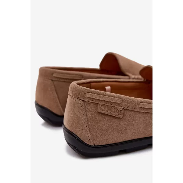  Mocasini pentru bărbați BIG STAR SHOES TT174201 BEJ 