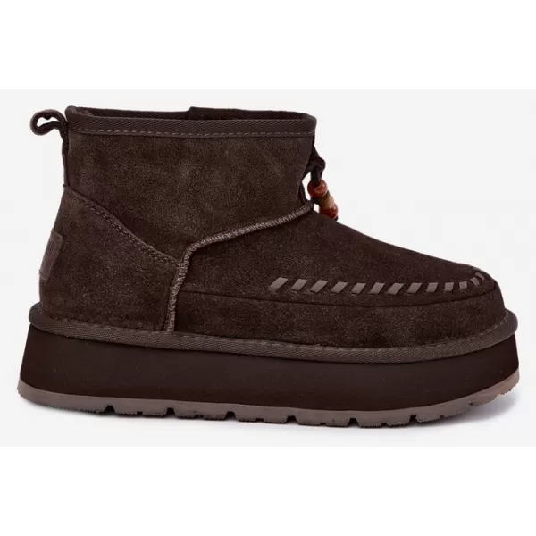  Pantofi de dama BIG STAR SHOES UU274678 MARO/BEJ 