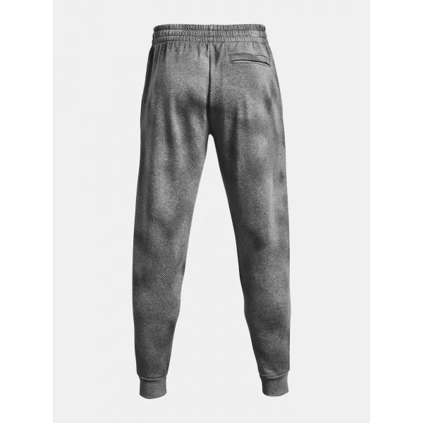  Pantaloni de trening pentru bărbați UNDER ARMOUR UA RIVAL FLEECE PRINTED JGRS 1379777-025 GRI 