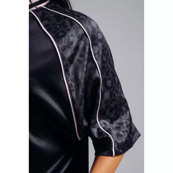  Tricou supradimensionat 97 NEBBIA PRIMAL 862 LEOPARD NEGRU 
