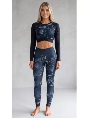 Jambiere premium pentru femei (marimi noi) ALTISPORT VOJ/ALW110LEG05 NEGRU
