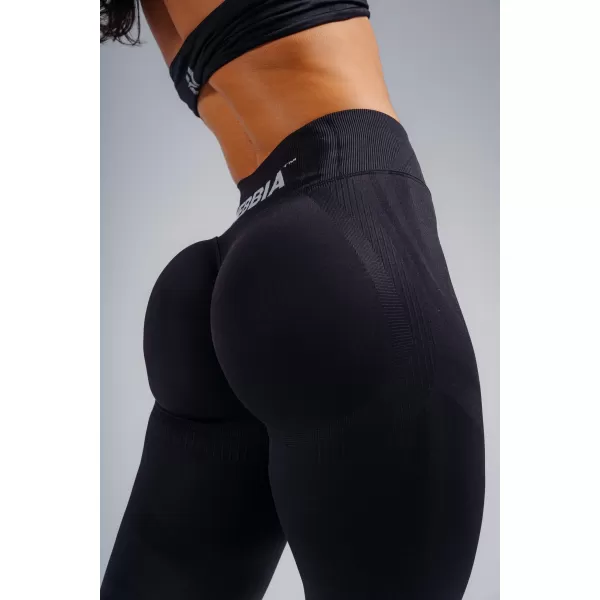  Jambiere extra push-up cu talie înaltă NEBBIA PRIMAL 850 NEGRU 