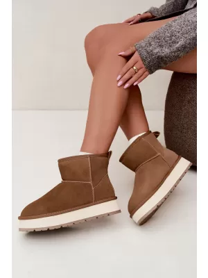 Pantofi de dama BIG STAR SHOES UU274692 MARO/BEJ