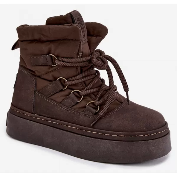  Pantofi de dama BIG STAR SHOES UU274191 MARO/BEJ 