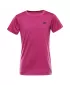 Tricou pentru copii ALPINE PRO BASIKO ROȘU FUCSIA