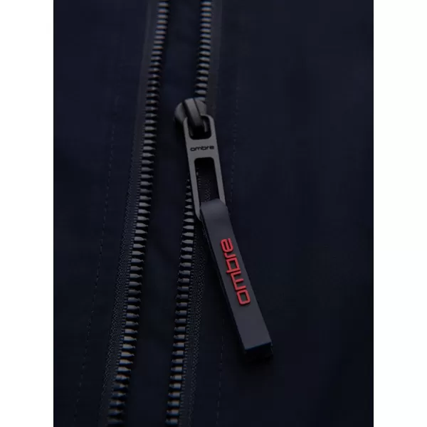  Jachetă pentru bărbați OMBRE C585 ALBASTRU MARIN 