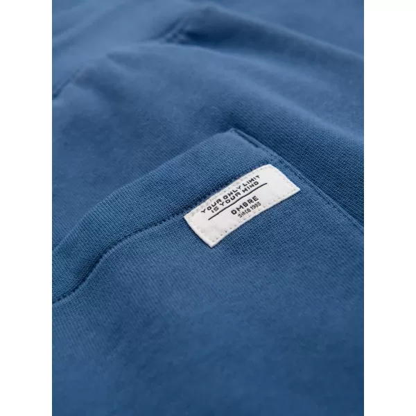  Pantaloni pentru bărbați OMBRE OM-PABS-0304 ALBASTRU ÎNCHIS 