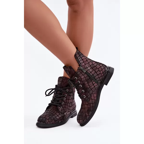  Pantofi de dama ARTIKER 55C1327 CIOCOLATA/NEGRU 