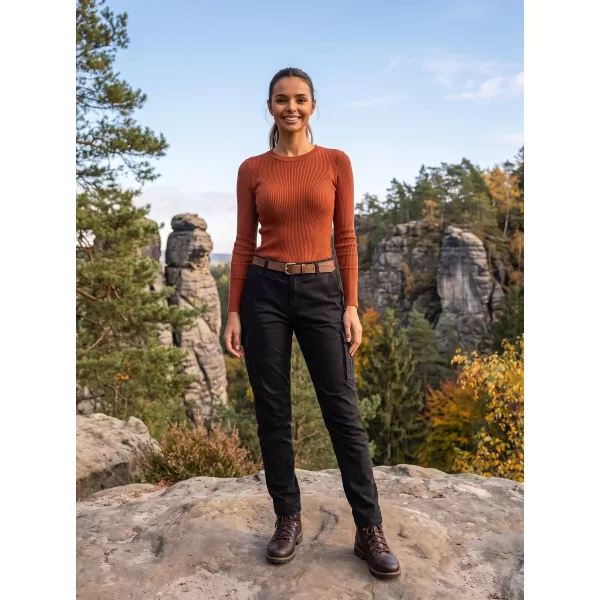 Pantaloni de trening pentru femei ALPINE PRO UDESA NEGRU 