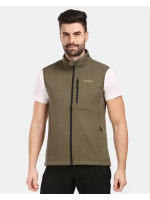 Vestă softshell pentru bărbați KILPI NOIL-M 1M0116KI KAKI