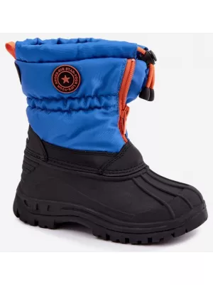 Oameni de zăpadă pentru copii BIG STAR SHOES SS374032 ALBASTRU