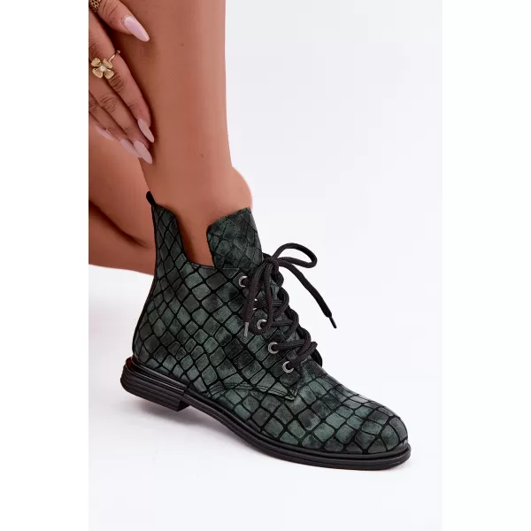  Botine de dama ARTIKER 55C1325 VERDE/NEGRU 