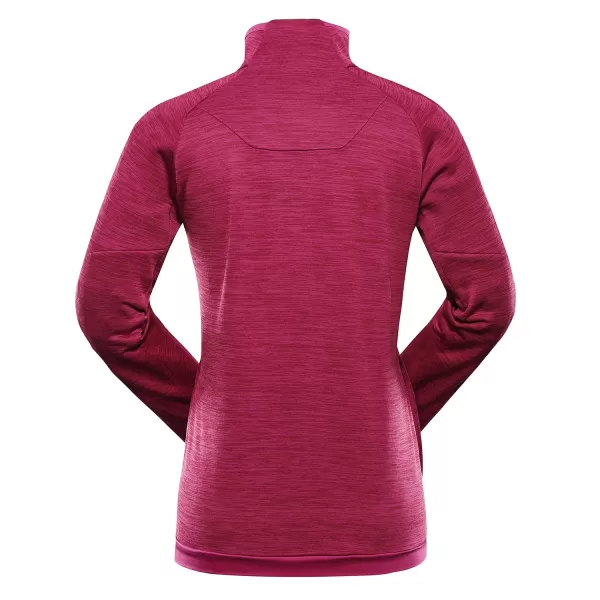  Hanorac de dama ALPINE PRO ONNECA 3 ROȘU FUCSIA 