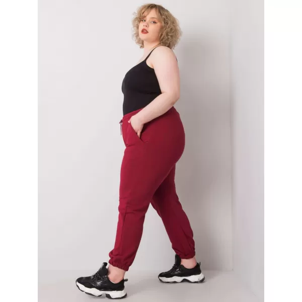  Pantaloni de trening pentru femei BASIC FEEL GOOD RV-DR-6331.86 BURGUNDIA 