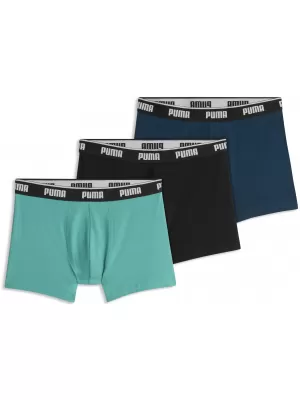 Boxeri pentru bărbați PUMA MEN BOXERS 3P 94713011 COMBO VERDE