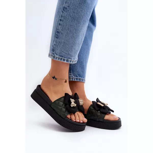  Papuci de damă BOTO SP50-1/BG146P NEGRU 