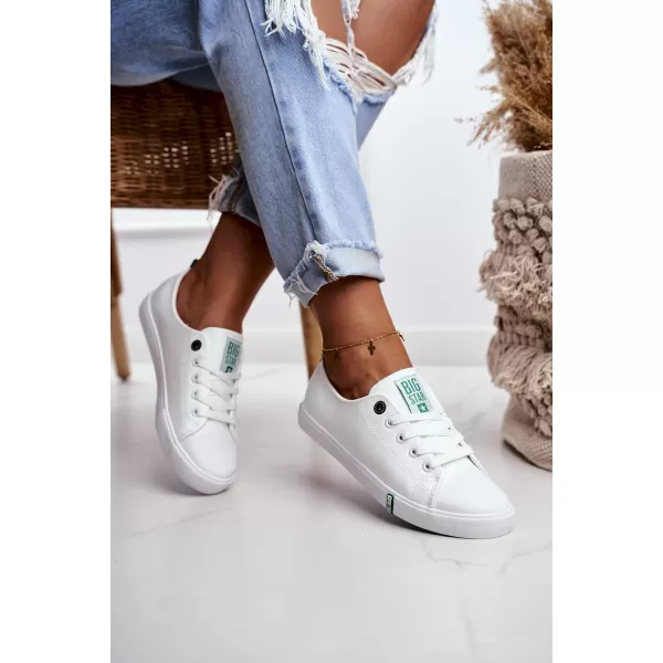  Adidași de damă BIG STAR SHOES GG274006 ALB/VERDE 