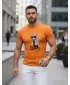 Tricou pentru bărbați DSTREET NX5018R-OR ALB