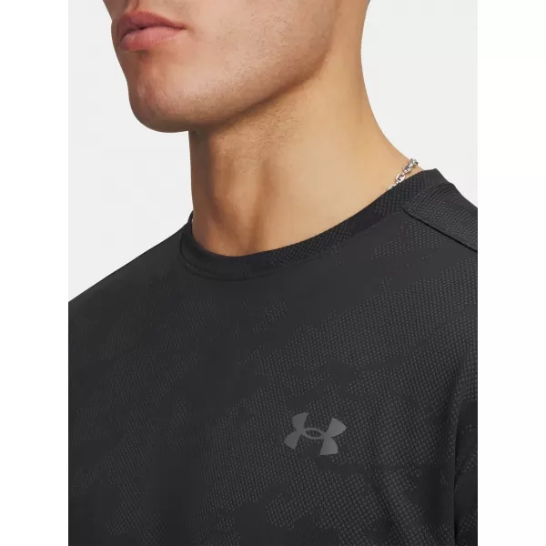  Tricou pentru bărbați UNDER ARMOUR TECH VENT JCQRD SS 1390047-001 NEGRU 