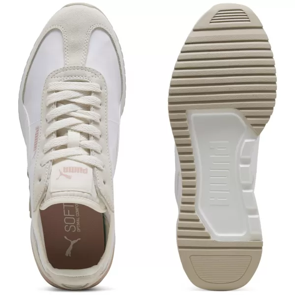  Adidași PUMA R78 WIND NYLON 400694-04 WHITE/ ALB/PUMA ALB/PRAF DE DEȘERT 