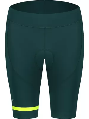 Pantaloni scurți de ciclism pentru femei NORDBLANC SOLO NBSPL8087 VERDE ÎNCHIS