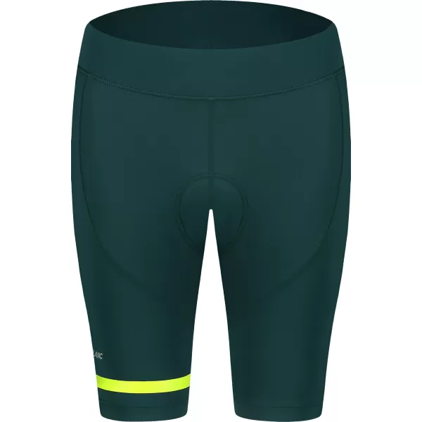 Pantaloni scurți de ciclism pentru femei NORDBLANC SOLO NBSPL8087 VERDE ÎNCHIS 