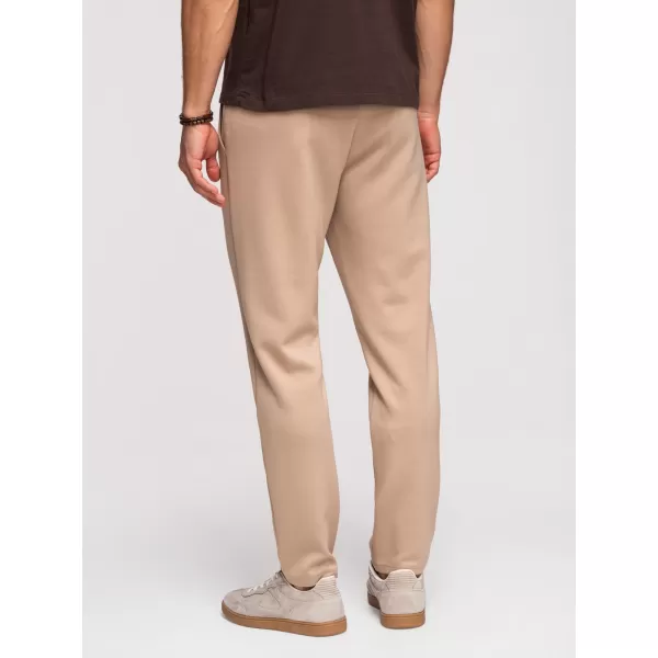  Pantaloni de trening pentru bărbați OMBRE OM-PSBC-0221 BEJ 