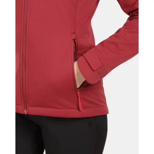  Jachetă softshell pentru femei KILPI ONTAVIA-W 1L0113KI ROȘU ÎNCHIS 
