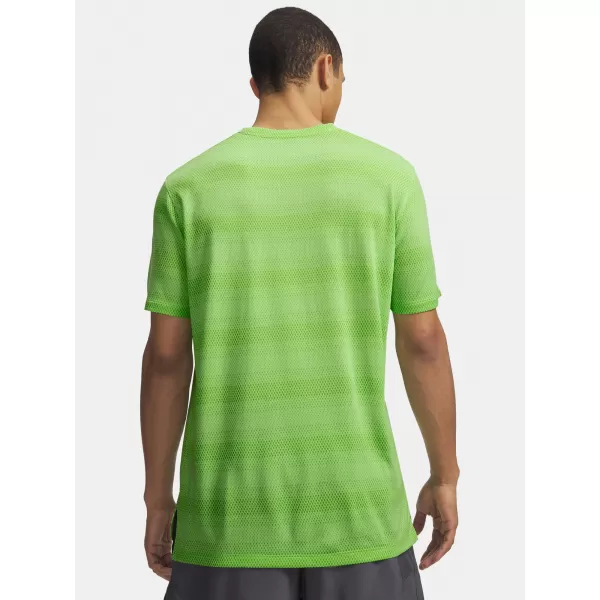  Tricou pentru bărbați UNDER ARMOUR VELOCITI SS 6009517-712 VERDE 