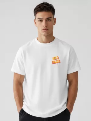 Tricou pentru bărbați DSTREET NX4014R-WH-O ALB