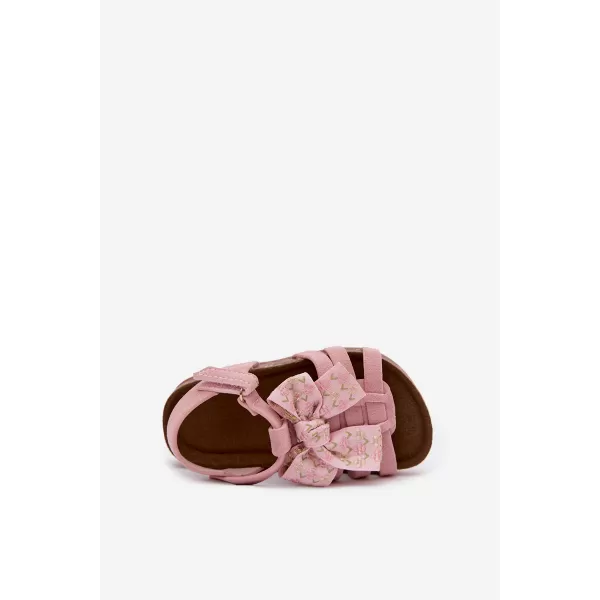  Sandale pentru fete BOTO 377-1C/2C/3C ROZ 