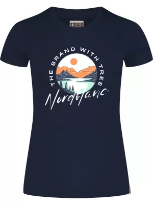Tricou de damă NORDBLANC STARLIGHT NBSLT8176 ALBASTRU ÎNCHIS