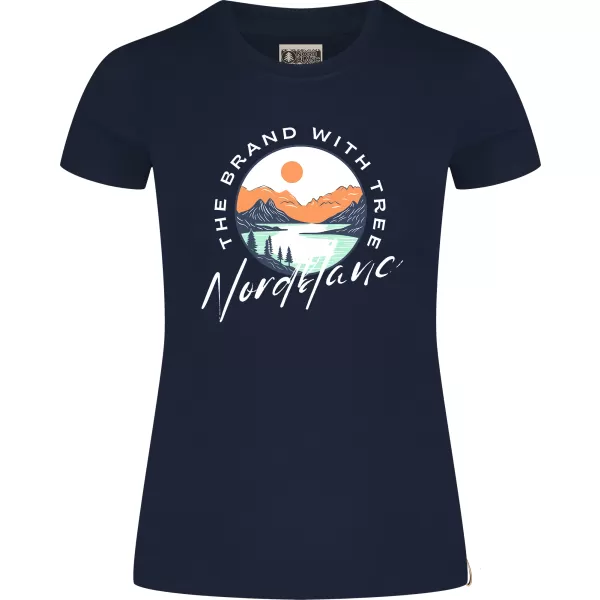  Tricou de damă NORDBLANC STARLIGHT NBSLT8176 ALBASTRU ÎNCHIS 