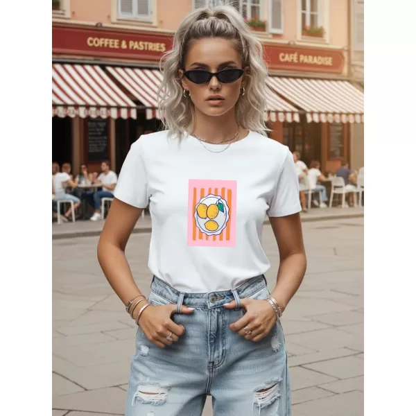  Tricou pentru femei DSTREET NX8040RY-WH ALB 