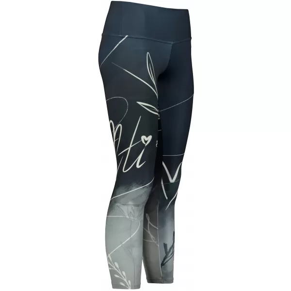  Jambiere lungi premium pentru femei (dimensiuni noi) ALTISPORT VOJ/ALW083LEG05 ALB-NEGRU 