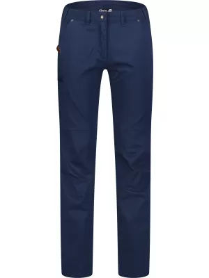 Pantaloni de dama din bumbac NORDBLANC VILLAGE NBSPL8367 ALBASTRU