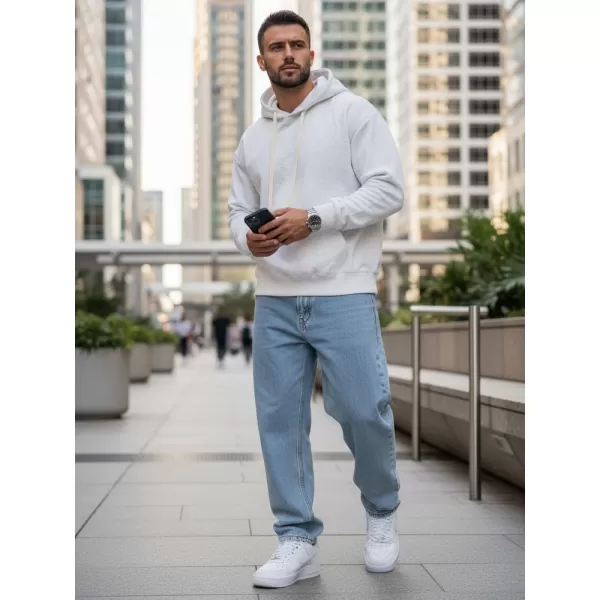  Hanorac pentru bărbați DSTREET BX5950 GRI DESCHIS 