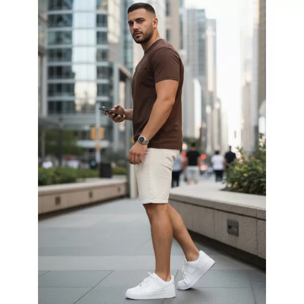  Tricou pentru bărbați DSTREET RX5679 MARO 