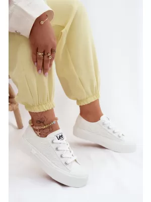Adidași de damă LEE 50261003.1FG ALB