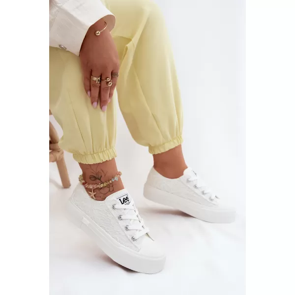  Adidași de damă LEE 50261003.1FG ALB 